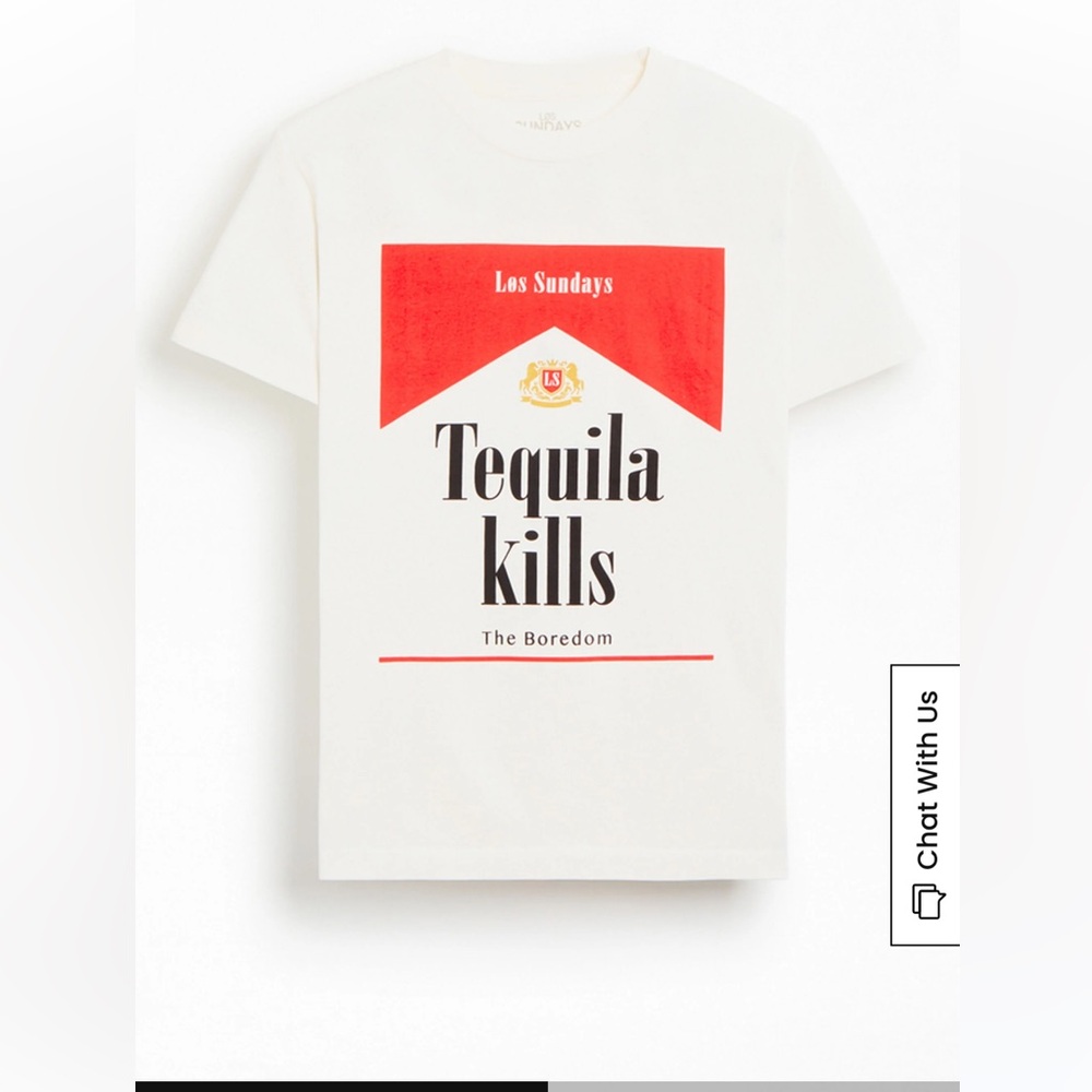 Los Sundays  Tee with Black Print